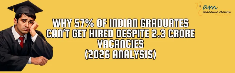 Why 57% of Indian Graduates can’t get hired despite 2.3 crore vacancies (2026 analysis)